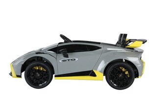 Ühekohaline laste elektriauto Lamborghini, hall hind ja info | Laste elektriautod | kaup24.ee