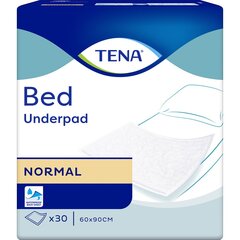 Пеленки впитывающие Tena Bed Normal, 60х90 см, 30 шт цена и информация | Подгузники, прокладки, одноразовые пеленки для взрослых | kaup24.ee