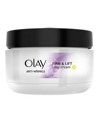 Pinguldav päevakreem Olay Anti-Wrinkle Firm & Lift SPF15 50 ml цена и информация | Кремы для лица | kaup24.ee