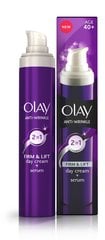 Päevane näokreem Olay Anti-Wrinkle Firm and Lift 2 in 1 päevakreem, 50 ml hind ja info | Näokreemid | kaup24.ee