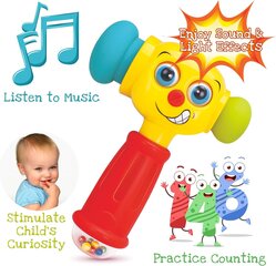 Игрушечный музыкальный молоток Huile Toys AFF37 цена и информация | Игрушки для малышей | kaup24.ee