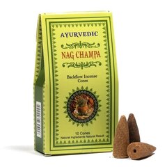 Ayurveda viirukikoonused Nag Champa, 30 g цена и информация | Ароматы для дома | kaup24.ee