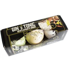 Vannipallide komplekt Gin & Tonic Gentelmani jook, 360 g hind ja info | Dušigeelid, õlid | kaup24.ee