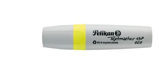 Текстовый маркер Pelikan, жёлтый цена и информация | Смягчает воду и защищает Вашу посудомоечную машину от извести. | kaup24.ee