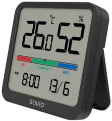 Digitālais termometrs Savio Temperature and Humidity Sensor hind ja info | Ilmajaamad, termomeetrid | kaup24.ee