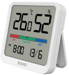 Digitaalne termomeeter Savio Temperatuuri- ja niiskusandur hind ja info | Ilmajaamad, termomeetrid | kaup24.ee