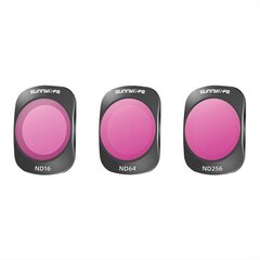 3 filters ND16+ND64+ND256 Sunnylife for Pocket 3 hind ja info | Lisatarvikud fotoaparaatidele | kaup24.ee