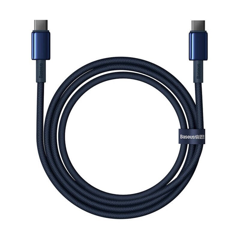 Kaabel USB-C to USB-C Baseus Tungsten 1m цена и информация | Mobiiltelefonide kaablid | kaup24.ee