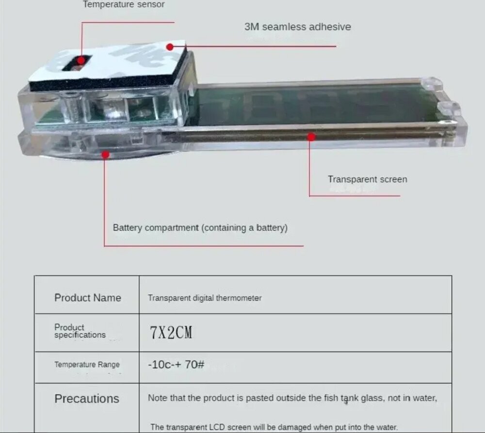 Akvaariumitermomeeter hind ja info | Akvaariumid ja seadmed | kaup24.ee