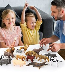 Figuuride komplekt loomad safari hind ja info | Poiste mänguasjad | kaup24.ee