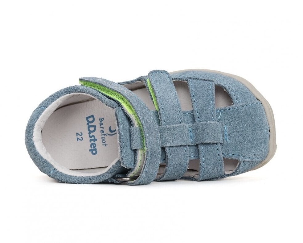 Sandaalid D.D.Step Barefoot, sinine цена и информация | Laste sandaalid | kaup24.ee