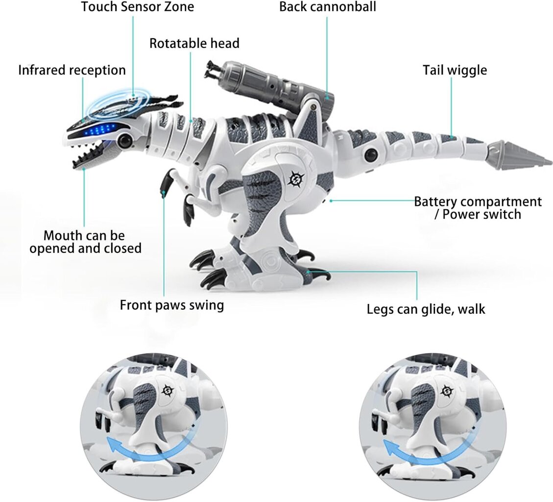 Dinosaurusrobot lastele цена и информация | Poiste mänguasjad | kaup24.ee