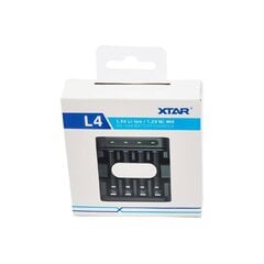 Xtar Ni-MH ja 1,5 V liitiumioon AA/AAA akulaadija L4 цена и информация | Зарядные устройства для элементов питания | kaup24.ee