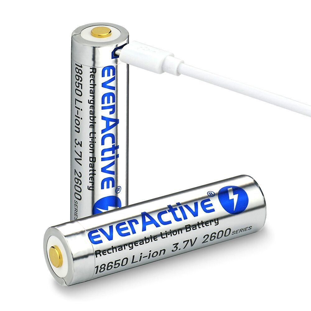 Aku EverActive 18650 3,7V hind ja info | Patareid | kaup24.ee