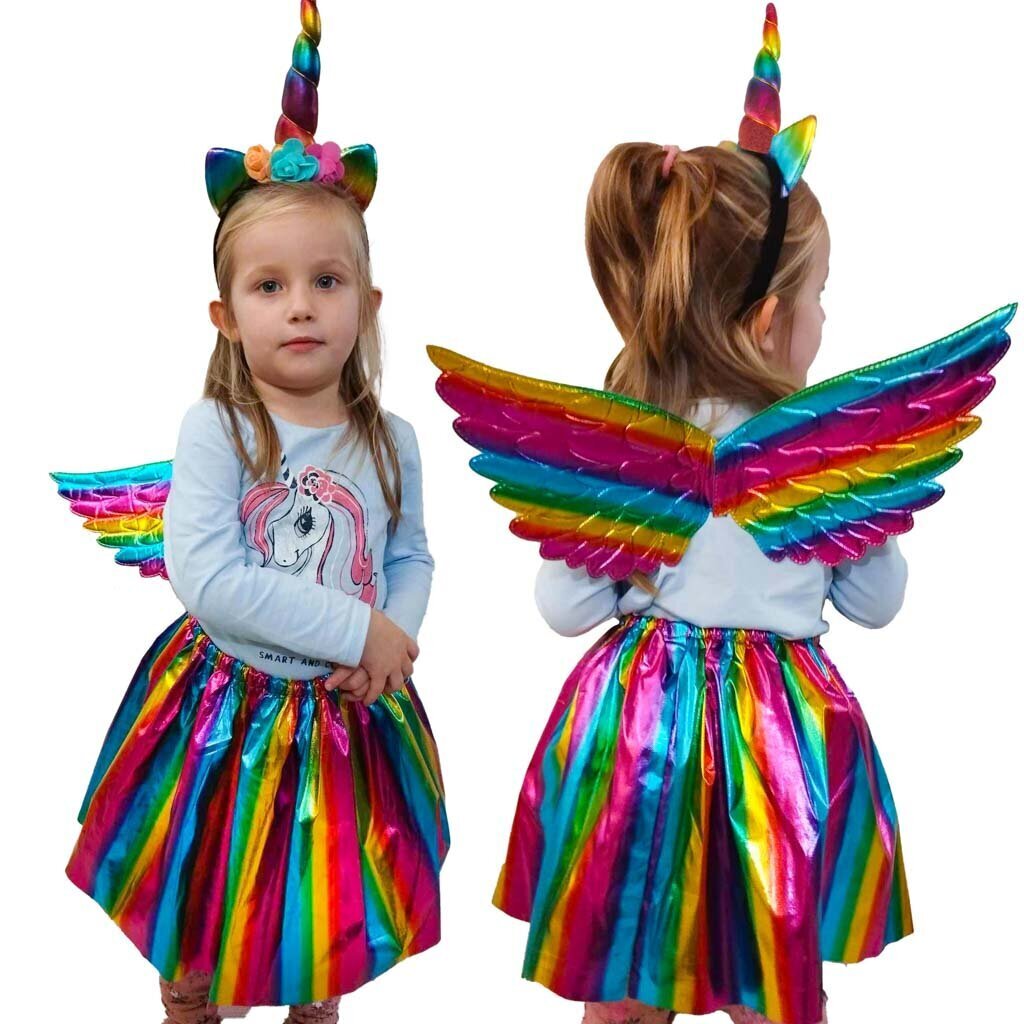 Laste kostüüm ükssarvik цена и информация | Karnevali kostüümid | kaup24.ee