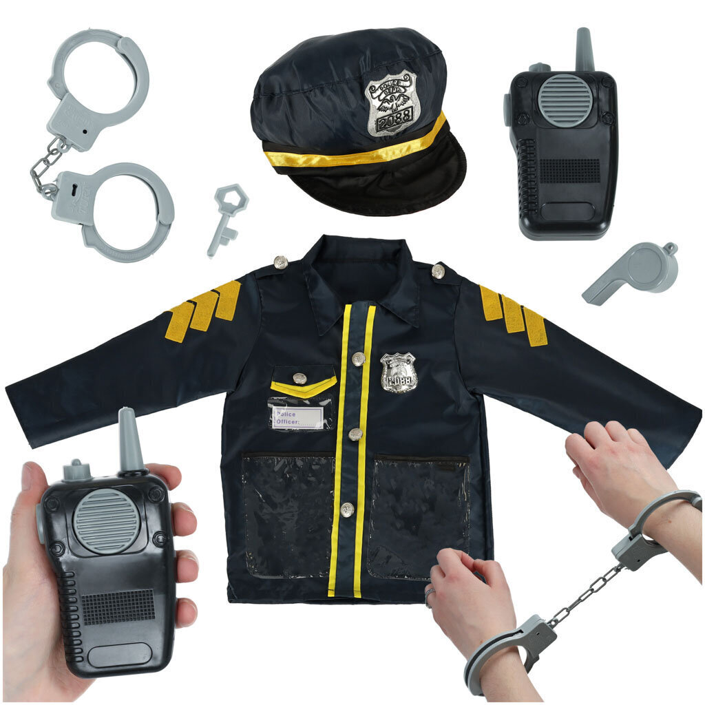 Politseiniku kostüüm lastele цена и информация | Karnevali kostüümid | kaup24.ee