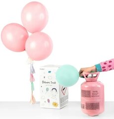 Butla z helem na 30 balonów różowa 1 sztuka цена и информация | Воздушные шары | kaup24.ee