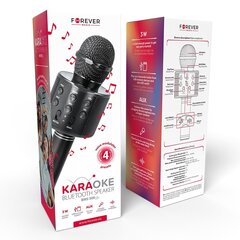 Forever Bluetooth microphone with speaker BMS-300 Lite black hind ja info | Mikrofonid | kaup24.ee