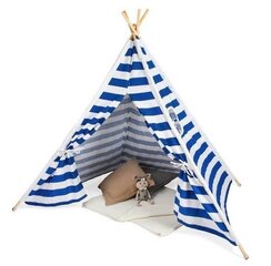 детская палатка, полосатая цена и информация | Детские игровые домики | kaup24.ee