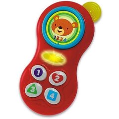 Interaktiivne mängutelefon Mr Bear, punane hind ja info | Imikute mänguasjad | kaup24.ee