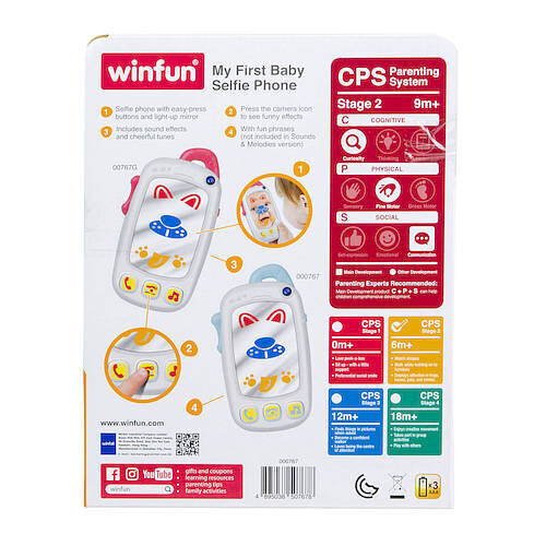 Interaktiivne mängutelefon WinFun hind ja info | Imikute mänguasjad | kaup24.ee