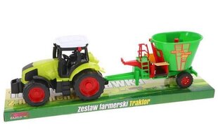 Haagisega traktor Gazelo Toys hind ja info | Poiste mänguasjad | kaup24.ee