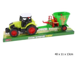 Haagisega traktor Gazelo Toys hind ja info | Poiste mänguasjad | kaup24.ee