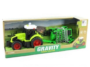 игрушечный трактор, зеленый цена и информация | Развивающий мелкую моторику - кинетический песок KeyCraft NV215 (80 г) детям от 3+ лет, бежевый | kaup24.ee