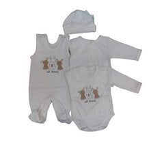 Komplekt beebidele TM25861, valge цена и информация | Комплекты одежды для новорожденных | kaup24.ee