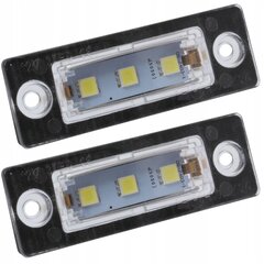 Komplektis 2 LED-numbrivalgustit ME Premium hind ja info | Autopirnid | kaup24.ee