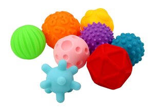Набор сенсорных мячей 8 шт. цена и информация | Игрушки для малышей | kaup24.ee