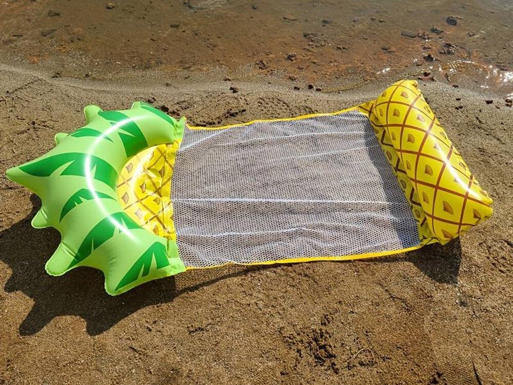 Täispuhutav ujumismadrats ananass цена и информация | Täispuhutavad veemänguasjad ja ujumistarbed | kaup24.ee