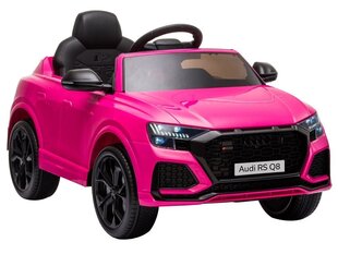 Детский одноместный электромобиль Audi RS Q8, розовый цена и информация | Электромобили для детей | kaup24.ee