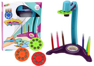 Joonistusprojektor koos 3 vahetatava plaadi ja pliiatsiga, lillat värvi hind ja info | Arendavad mänguasjad | kaup24.ee