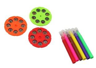 Проектор для рисования с 3 сменными дисками и ручками, фиолетовый цена и информация | Развивающие игрушки | kaup24.ee