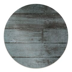 Ümmargune Põrandat kaitsev matt Decormat Sinised lauad, 100 cm hind ja info | Kontoritoolid | kaup24.ee