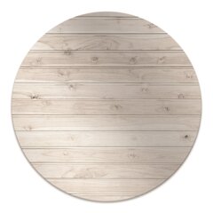 Ümmargune Põrandat kaitsev matt Decormat Valged lauad, 100 cm hind ja info | Kontoritoolid | kaup24.ee