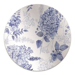 Ümmargune Põrandat kaitsev matt Decormat Sinine hortensia, 100 cm цена и информация | Офисные кресла | kaup24.ee