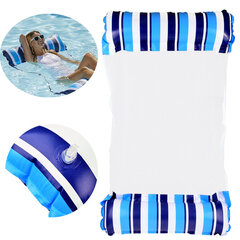 Надувной матрас для плавания - гамак, синий цена и информация | Надувные и пляжные товары | kaup24.ee