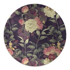 Ümmargune Põrandat kaitsev matt Decormat Vintage lilled, 100 cm hind ja info | Kontoritoolid | kaup24.ee