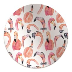 Ümmargune Põrandat kaitsev matt Decormat Hullud flamingod, 100 cm hind ja info | Kontoritoolid | kaup24.ee
