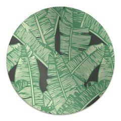 Ümmargune Põrandat kaitsev matt Decormat Eksootilised palmid, 100 cm hind ja info | Kontoritoolid | kaup24.ee