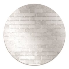 Ümmargune Põrandat kaitsev matt Decormat Valge telliskivi, 100 cm hind ja info | Kontoritoolid | kaup24.ee