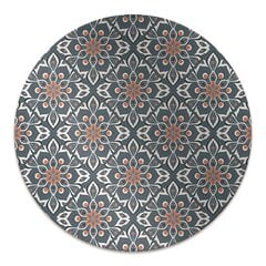 Ümmargune Põrandat kaitsev matt Decormat Mandala muster, 100 cm цена и информация | Офисные кресла | kaup24.ee