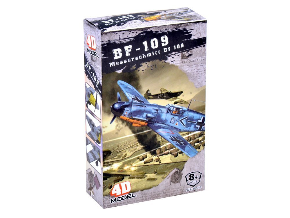 BF-109 lennukimudel 1:48 цена и информация | Klotsid ja konstruktorid | kaup24.ee