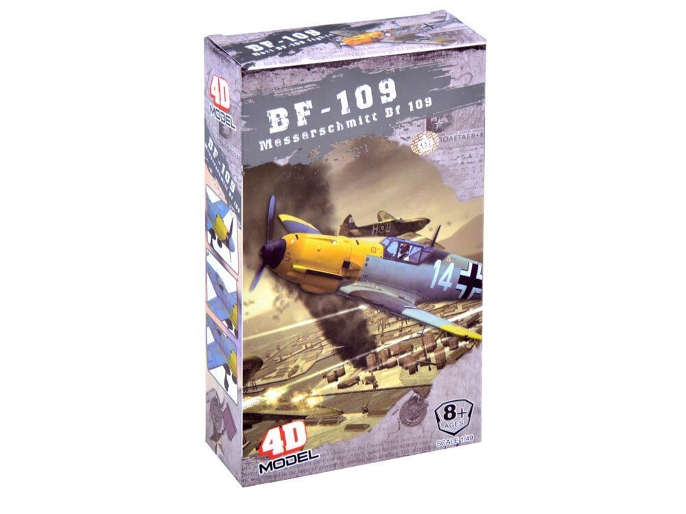 BF-109 lennukimudel 1:48 hind ja info | Klotsid ja konstruktorid | kaup24.ee