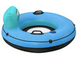 Suur täispuhutav rõngas seljatoega 106 cm, sinine hind ja info | Täispuhutavad veemänguasjad ja ujumistarbed | kaup24.ee