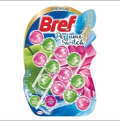 WC-poti värskendaja Bref Perfume Switch, õun ja Vesiroos, 3x50g hind ja info | Puhastusvahendid | kaup24.ee