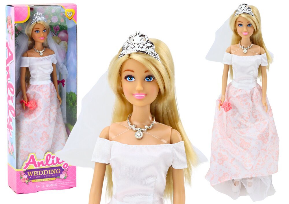 Nukk pulmakleidi ja aksessuaaridega hind ja info | Tüdrukute mänguasjad | kaup24.ee