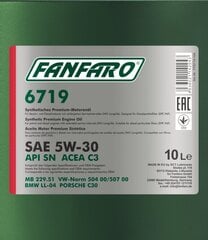Моторное масло Fanfaro 6719 Long Life 504/507 5W-30, 5 л цена и информация | Моторные масла | kaup24.ee